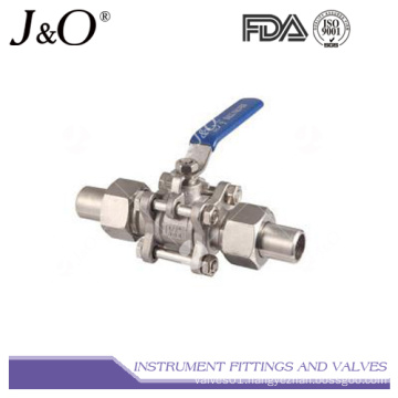 Stainless Steel 3PC Weld Ball Valve